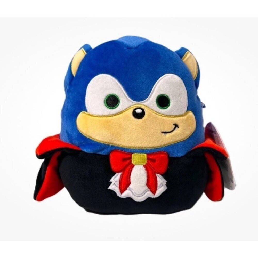 Sonic The Hedgehog HALLOWEEN VAMPIRE Squishmallow 8" Plush 2025 NWT NEW